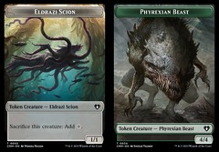 Eldrazi Scion (0002) // Phyrexian Beast (0034) Double-Sided Token